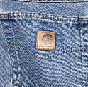 Big & Tall Carhartt Blue Jeans 52 Waist 30 Length
